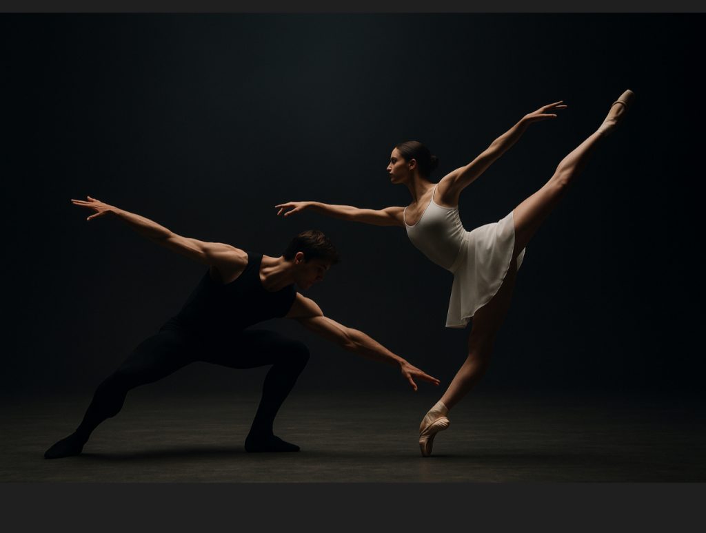 EBB Junior Ballet Audition - dancers on stage