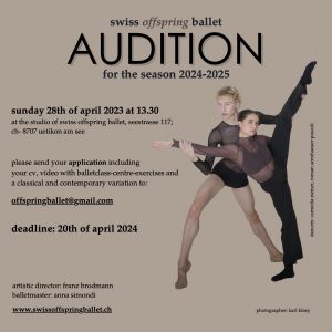 Swiss Offspring Ballet 2024/25